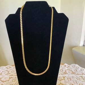 24” Trifari gold-tone chain necklace